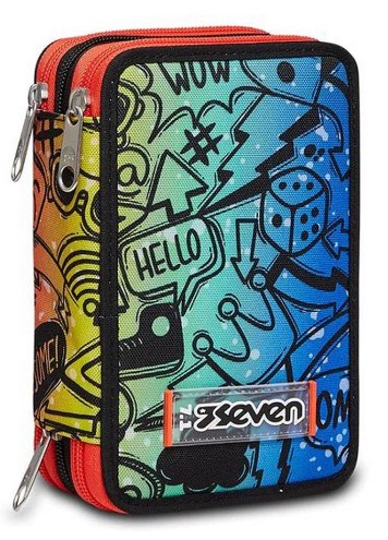 ASTUCCI 3 ZIP SEVEN FLUO STAMP